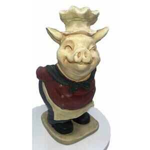 VINTAGE PIG CHEF WINE HOLDER